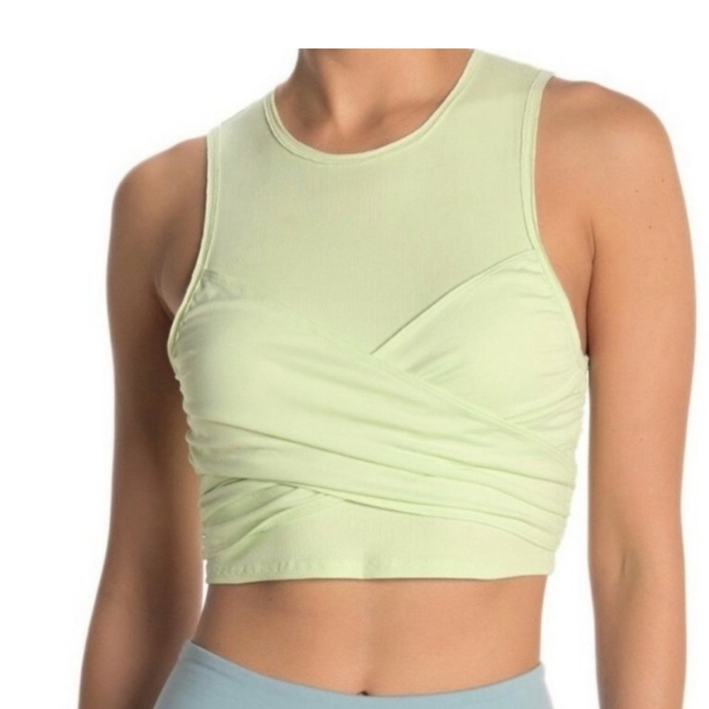 FP Movement by Free People Light Green Just My Type Top